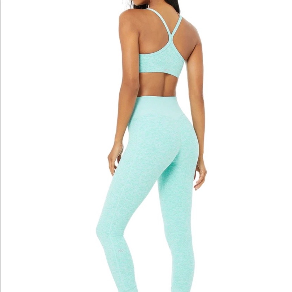 Alo Yoga High-Waist Lounge Legging (XS) and Gratitude Bra (M) SET